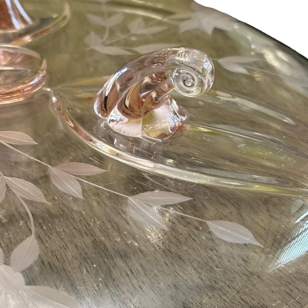 Vintage Pink Depression Glass 10